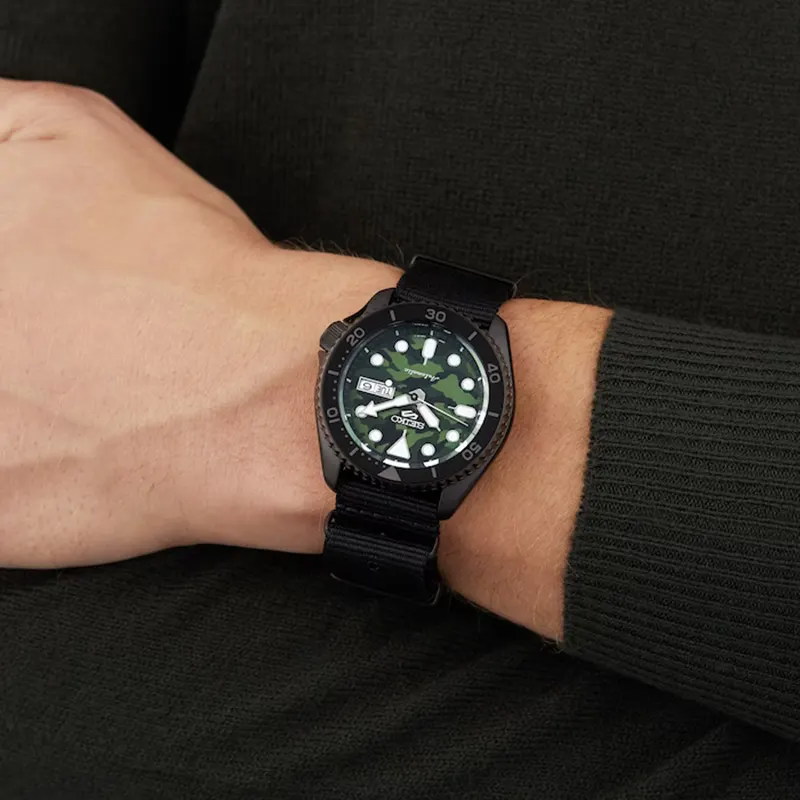 Seiko 5 Sports SKX 'Camouflage' Street Men's Watch- SRPJ37K1